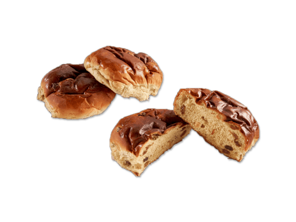 Appel rozijnen bollen x 4