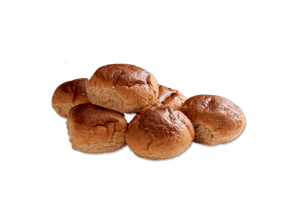 Bakkers volkoren of witte bollen x 6