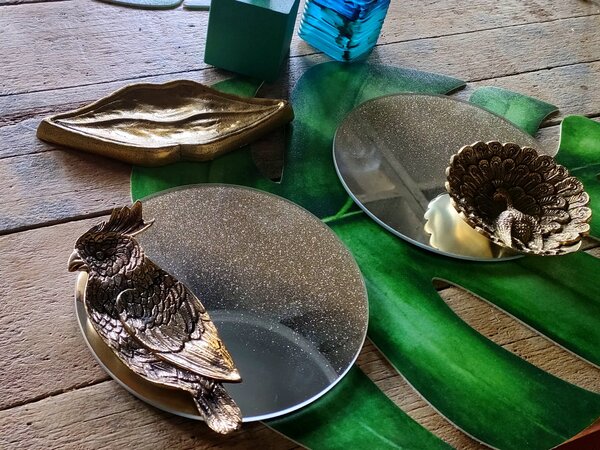 Glazen onderzetters | Glitter! - Afbeelding 2