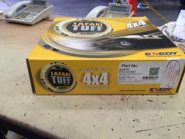 TYK-7678ST EXEDY SAFARI TUFF CLUTCH KIT FOR A KUN26R