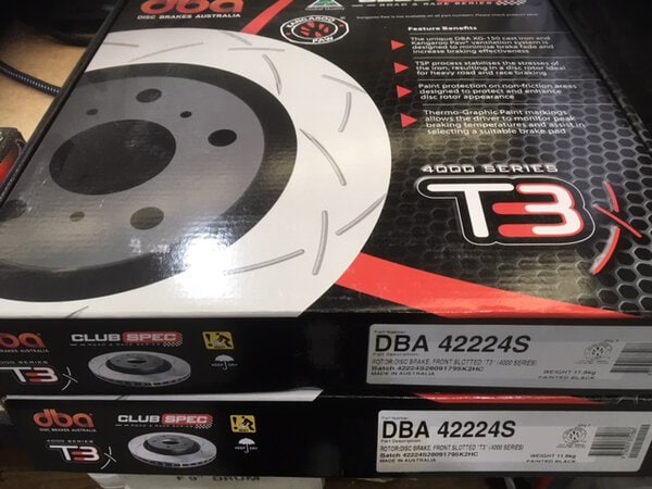 DBA42224S EXO X FRONT T3 SLOTTED ROTORS