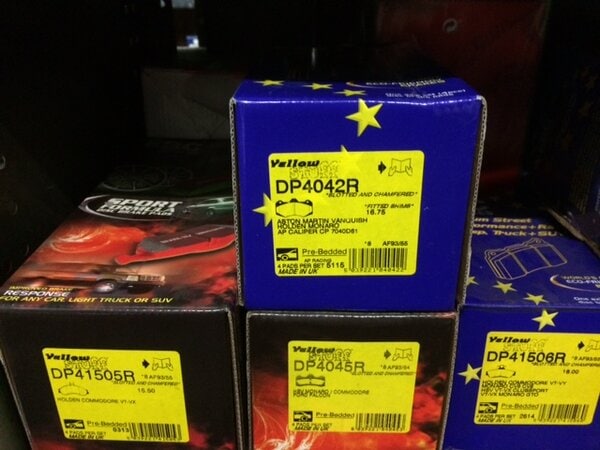 DP4042 EBC YELLOWSTUFF VE HSV