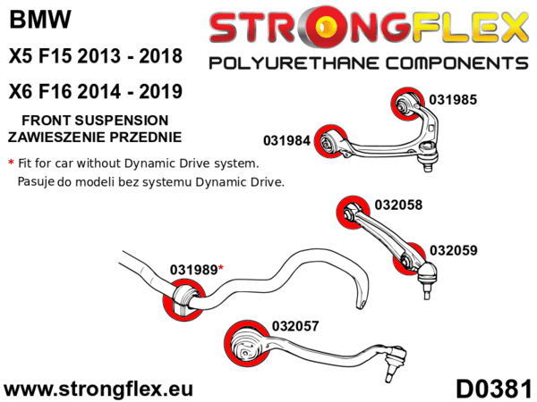 STRONGFLEX Polyurethane Front Lower Wishbone Bushing – Outside Sport 032059A (2)