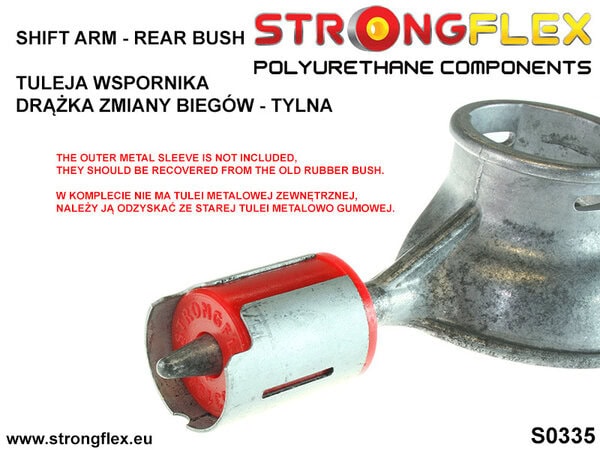STRONGFLEX Polyurethane Shift Arm - Rear Bushing Sport 031933A (3)