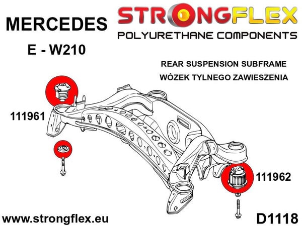 STRONGFLEX Polyurethane Full Suspension Bushing Kit Sport 116244A (4)