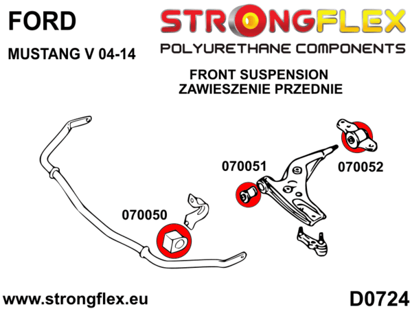 Front anti roll bar bush SPORT
