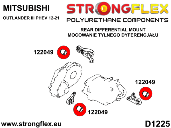 Rear diff mount bush