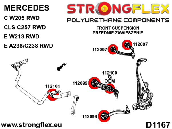 Full suspension bush kit