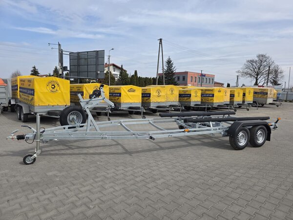 Przyczepa Podłodziowa PC2/680-2700 Płoza 330 cm + 3 denne rolki