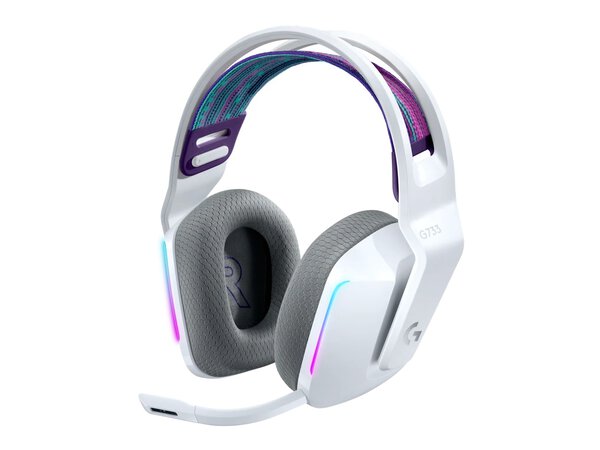 Headphones Logitech G733 Gaming Wireless Headset 7.1 RGB White