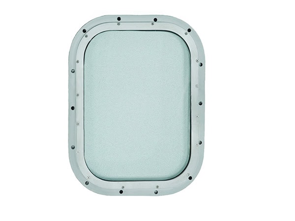 Durable marine windows providing clear visibility and reliable sealing at sea.
