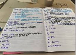 Dóndola antes — gestión analógica con libreta
