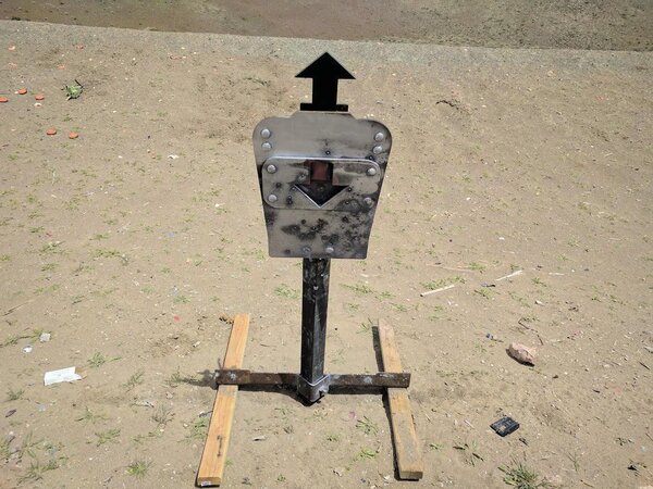 Mozambique (BIGMO) Reactive AR500 Steel Rifle Target