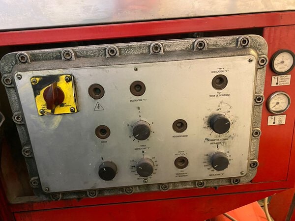 destiladora de disolventes formeco 8.5kw 120l