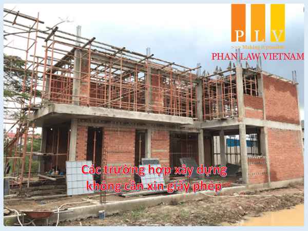 Trường hợp nào không cần xin giấy phép xây dựng theo luật?