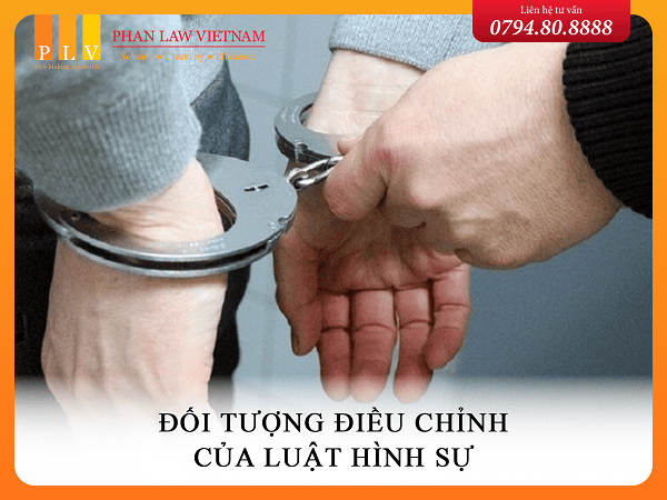Đối tượng điều chỉnh của Luật hình sự Đối tượng điều chỉnh của Luật hình sự.