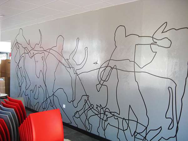 réalisation murale à pau