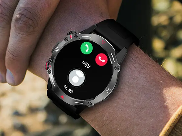 Смарт часовник Lemfo HK87, AMOLED диспей, Черен - 10