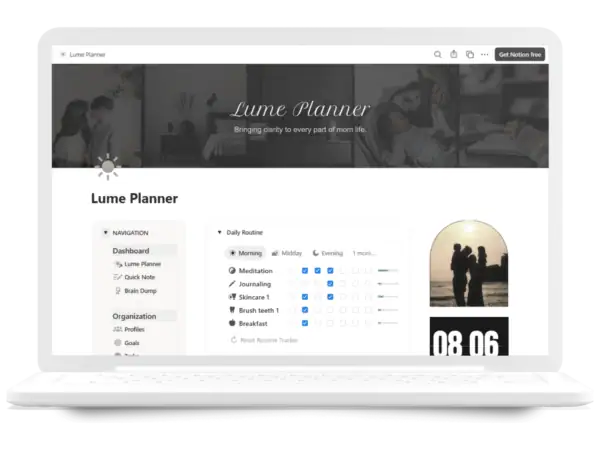 Lume Planner 2026 - Notion Template