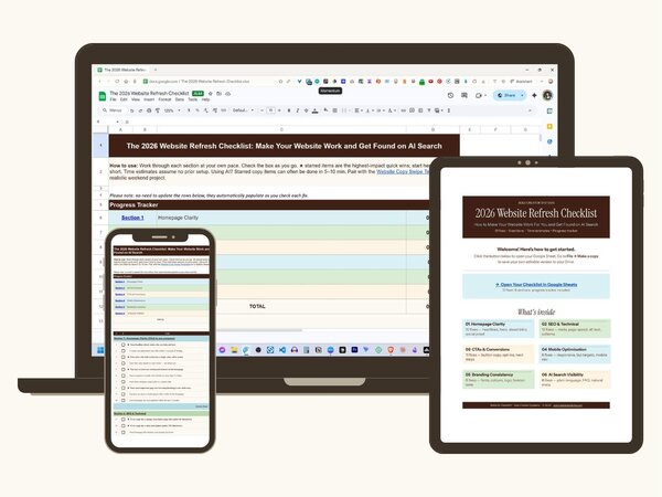 2026 Website Refresh Checklist - Get Found on AI Search 1