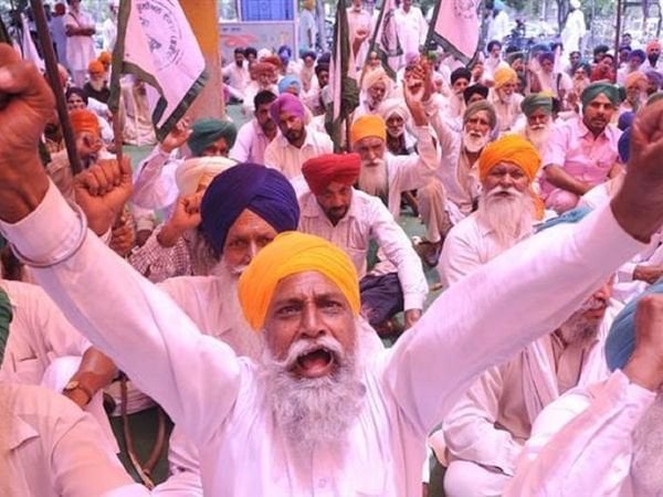 farmers protest