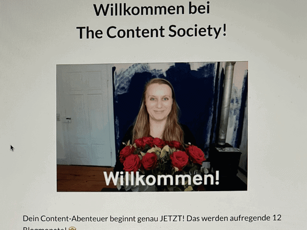 Willkommen im TCS - ein Gruß von Judith Peters