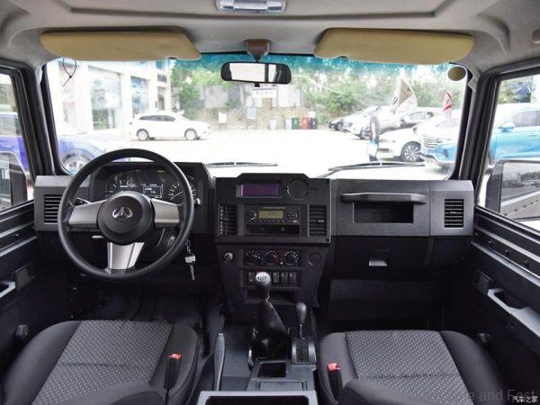 Beijing Auto Works (BAW) BJ212 front seats