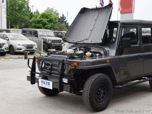 Beijing Auto Works (BAW) BJ212 front hood
