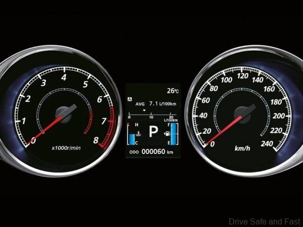 Mitsubishi ASX meter cluster