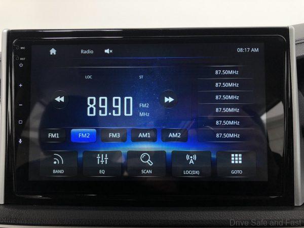 Mitsubishi XPANDER head unit with apple car play and android auto