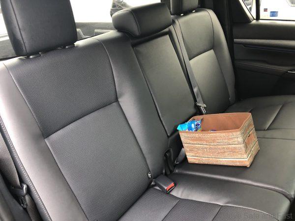 Toyota Hilux Rogue rear seat