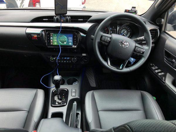 Toyota Hilux Rogue cockpit