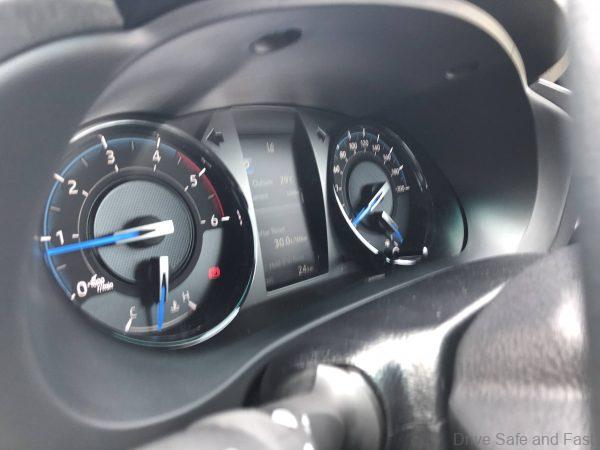 Toyota Hilux Rogue meter cluster
