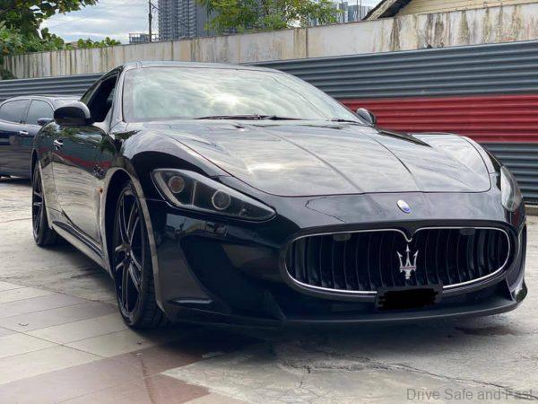 Maserati GranTurismo MC Stradale trident logo