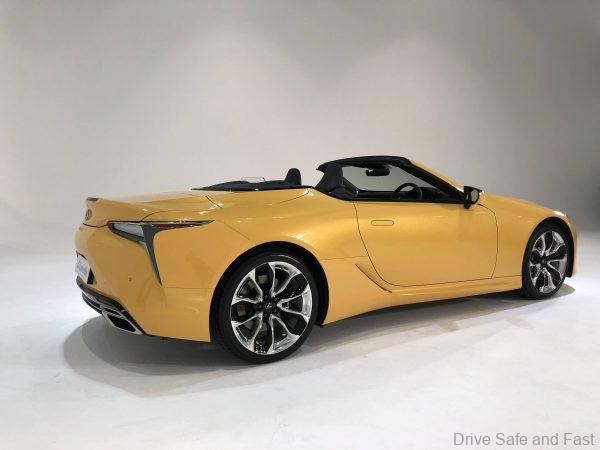 Lexus LC 500 Convertible rear