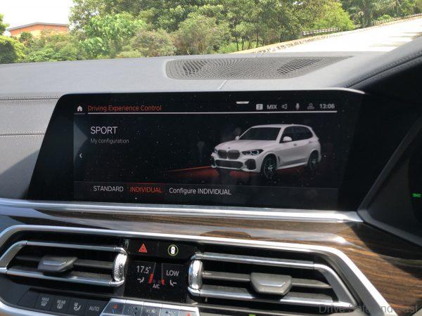 BMW X5 xDrive45e_drive mode