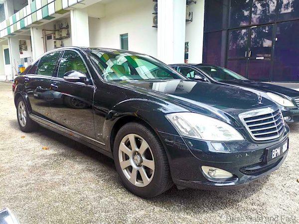 Mercedes-Benz S350L W221_side view