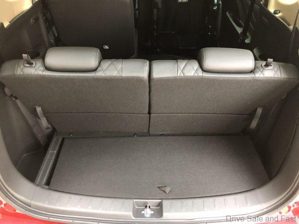 Mitsubishi XPANDER_rear luggage space
