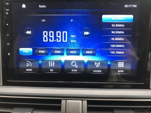 Mitsubishi XPANDER_audio screen