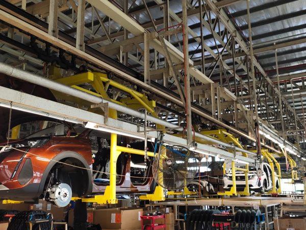 Peugeot vehicles being assembled in Stellantis Gurun Plant