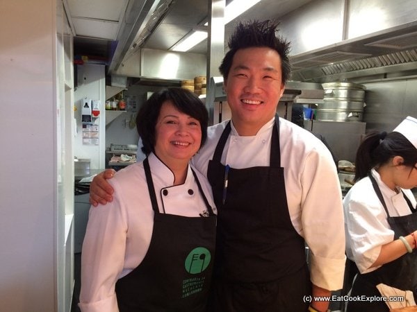 Florita Alves and Andrew Wong at A Wong