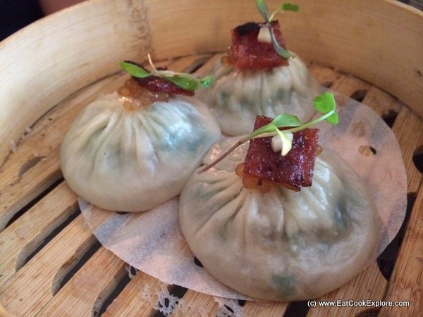 Shanghai dumpling wuth Glazed Dried Pork