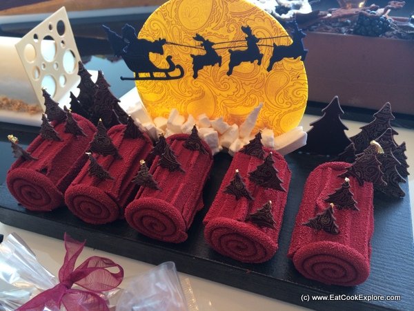 The Langham Valrhona Buche de Noel