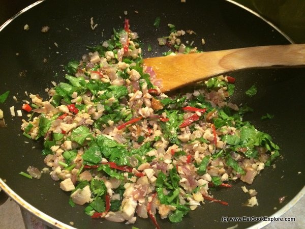 Thai Style Leftover Turkey Lettuce Wraps 2 Stir fy Leftover turkey lettuce wraps