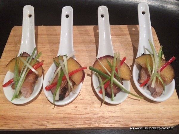 Tea Smoked Duck with Spiced Plum Sauce (15)