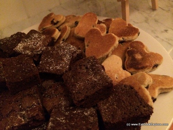 Welsh cakes and chocolate brownies by 