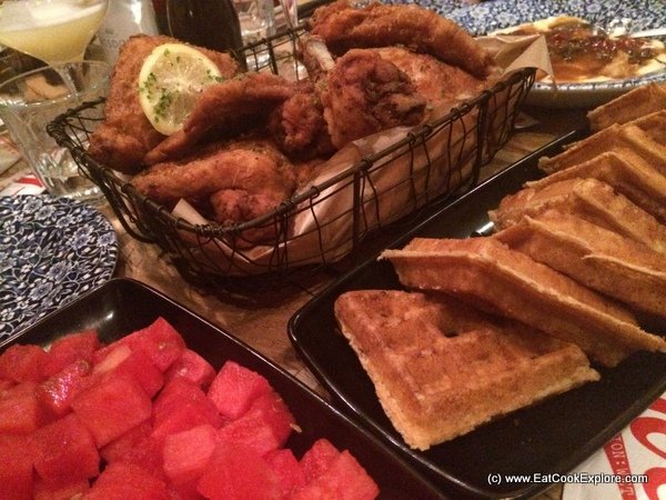 Joes Southern Kitchen Fried Chicken and Waffles