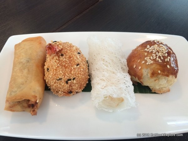 Yauatcha City fried and baked dim sum