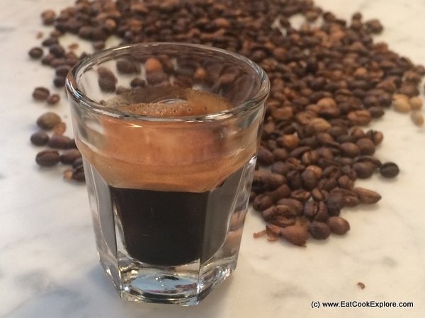 The perfect espresso coffee