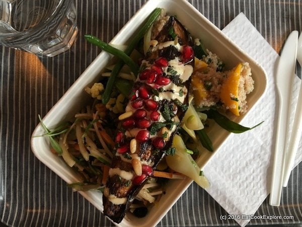 Farms tand Grilled Aubergine Salad